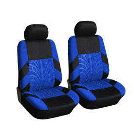 【送料無料】 収納ポケット付き シートカバー ホンダ CR-Z ZF2 ブルー 2席セット フロントのみ 汎用 簡単取付 被せるタイプ