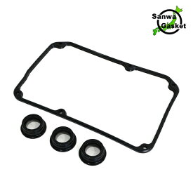 【メール便送料無料】 三和 サンワ ミニキャブ U61V/U62V バルブカバーガスケット スパークプラグOリング VC104 OR501 三菱 タペット カバー パッキン セット