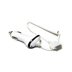 12v 24v Ή iPod/iPhone/iPadp@Ԃŏ[d VK[\Pbg [dP[u iPhone4S iPhone4 iPhone3GS iPhone3 Ή