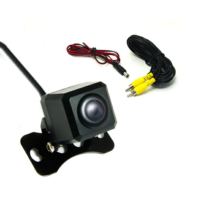楽天市場 送料無料 超小型 バックカメラ Cmd 角型 12v ブラック 黒 高画質 リアカメラ 後付け 汎用 カーナビ カーモニター Diy 社外 エアロ ガイドライン フロントカメラ サイド 等多数取扱い有 Green Shop