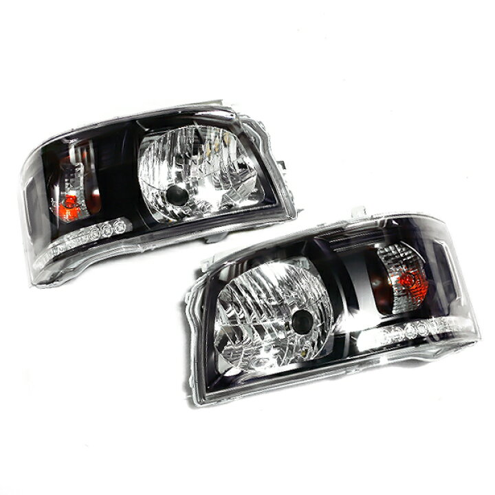 楽天市場】トヨタ ハイエース 200系 2型 前期 LED内蔵 クリスタル 
