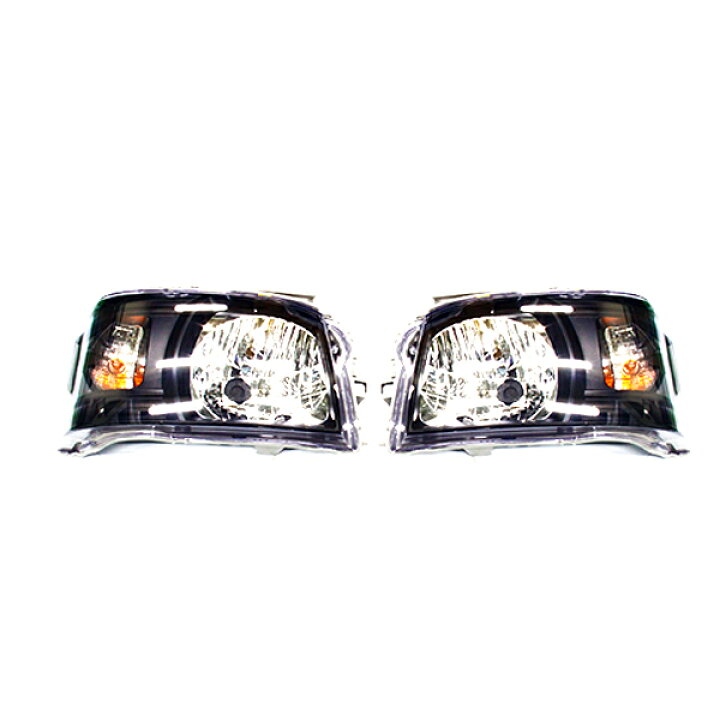 楽天市場】トヨタ ハイエース 200系 2型 前期 LED内蔵 クリスタル 