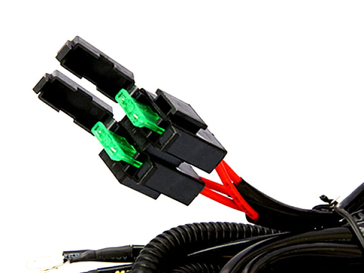 楽天市場】【送料無料】 H4 2灯式→HID 4灯変換ハーネス 車検対応 二灯 