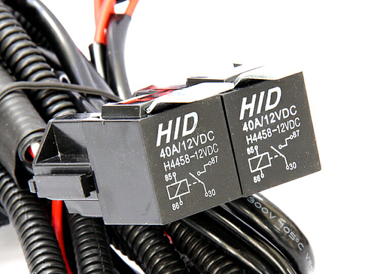 楽天市場】【送料無料】 H4 2灯式→HID 4灯変換ハーネス 車検対応 二灯 