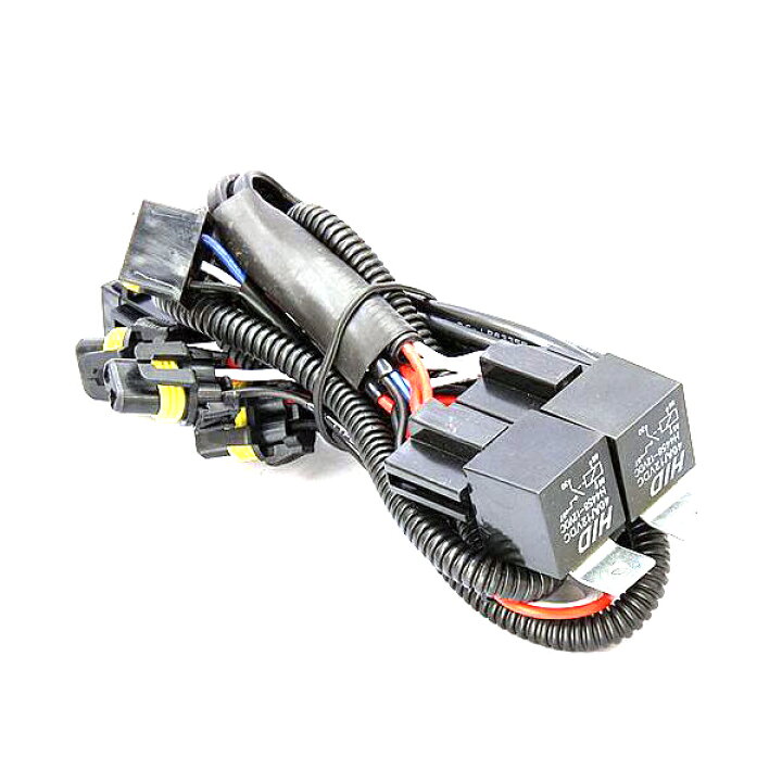 楽天市場】【送料無料】 H4 2灯式→HID 4灯変換ハーネス 車検対応 二灯 