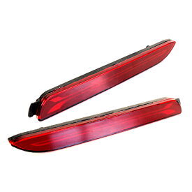 LED リフレクター シーケンシャル ファイバー 左右セット レッド Aタイプ ダイハツ ムーヴカスタム LA150S/LA160S/LA100S/LA110S) 交換 テール ブレーキ ライト リア エアロ