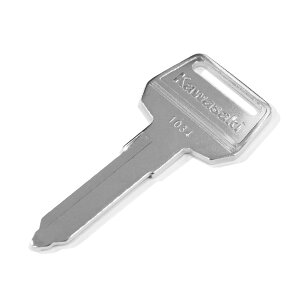 【メール便送料無料】 【正規品】 カワサキ純正 ZXR400 エリミネーター125 AR125 Z400FX KH125 KL250 KMX125 ブランクキー 鍵 合鍵 予備 ロゴ KAWASAKI