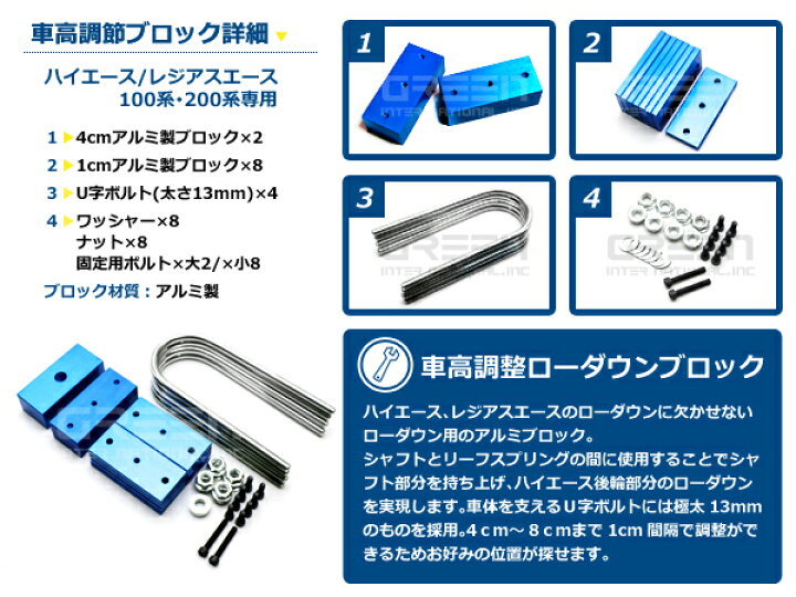 楽天市場】【送料無料】 ローダウンブロックキット & バンプリバウンド 