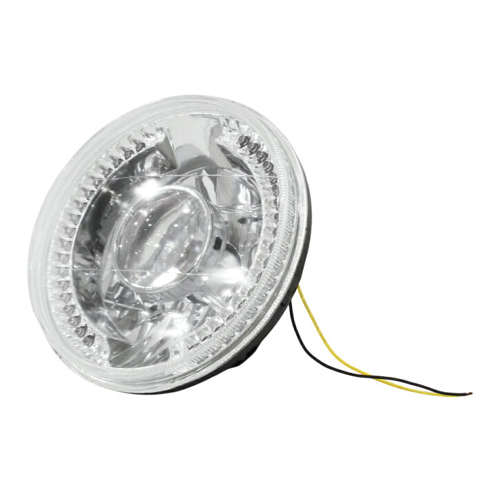 楽天市場】汎用 丸型 丸灯 LED ヘッドライト 7インチ ウインカー 