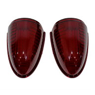 ナマズマーカー 40cm用 2個 レッド 赤 樹脂 レンズ 大型車 トラック デコトラ サイドマーカー マーカーラ…