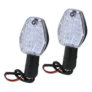 �o�C�N LED �E�C���J�[ �����v �N���A�����Y 2�Z�b�g �u���b�N�{�f�B �ėp CB750 CB1000SF CB1300SF SC54 �����^