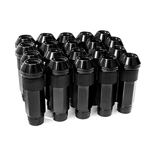 70mm �����O�z�C�[���i�b�g M12 P1.5 20�{ �u���b�N USDM/JDM/�w���t��/�X�^���X/NRG/XXR/326/�[���� �z�C�[�� �ђ� �V���R�^��