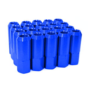60mm �A���~���[�V���O�i�b�g M14 P1.5 20�Z�b�g �u���[ USDM/JDM/�w���t��/�X�^���X/NRG/XXR/326/�[���� �z�C�[�� �ђ� �V���R�^��