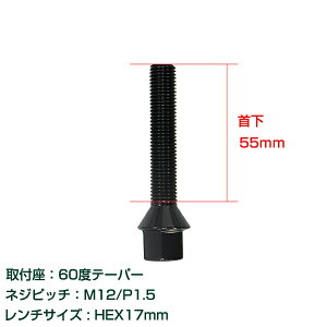 y[֑z Aԗp zC[{g M12×P1.5 55mm 60x 10Zbg ubN  zC[Xy[T[{g O{g  y^C lW BMW xc AEfB tHNX[Q