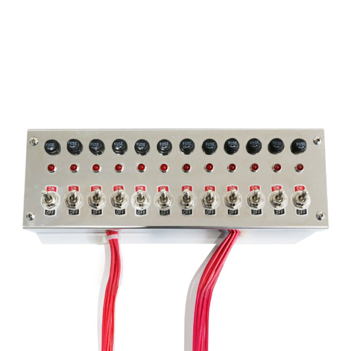 楽天市場】【送料無料】 トラック デコトラ 12連スイッチボックス 12V  