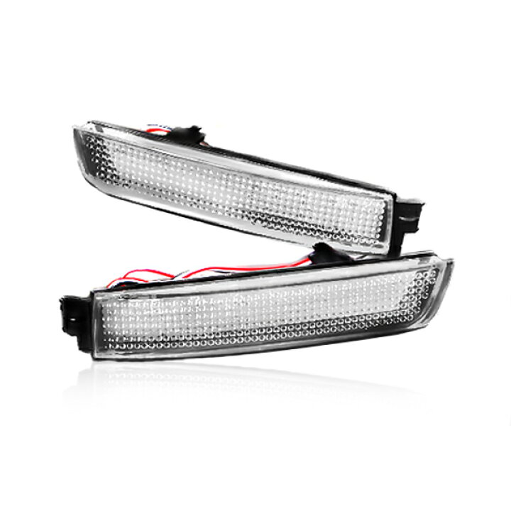楽天市場】純正交換式 LEDリフレクター ムラーノ Z51 レッド＆ホワイト 