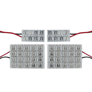 送料無料 LEDルームランプ イプサム CXM10 H8〜H13 56発【トヨタ FLUX 室内灯 電球 ブルー 青 ルームランプセット ルーム球 カーアクセサリー 取付簡単 トランク ラゲッジ にも】