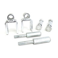 【送料無料】 リアショック延長ブラケット 50mm 2個/フロントショック延長ボルト 60mm 2個 スズキ ジムニ…