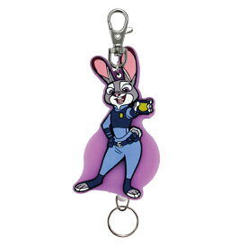 キーリング ラバーリールキーホルダー ディズニーキャラクター 鍵ホルダー ミッキーマウス ミニーマウス ドナルドダック グーフィ チップ デール ジュディ ホップス ニック ワイルド ホセ キャリオカ パンチート