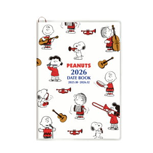 PEANUTS Xk[s[ 2026N A6}X[ XPW[2025N 10n܂ 2026N 12IA6TCY }X[ nfB^Cv 蒠 SNOOPY s[ibc