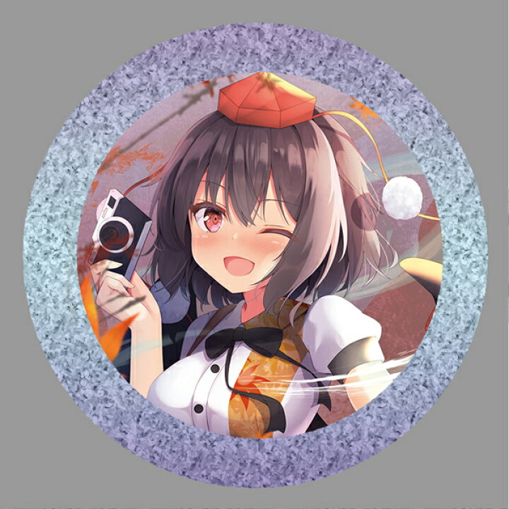 楽天市場】東方Project缶バッジ 東方project「射命丸 文8-4」ビッグ缶 