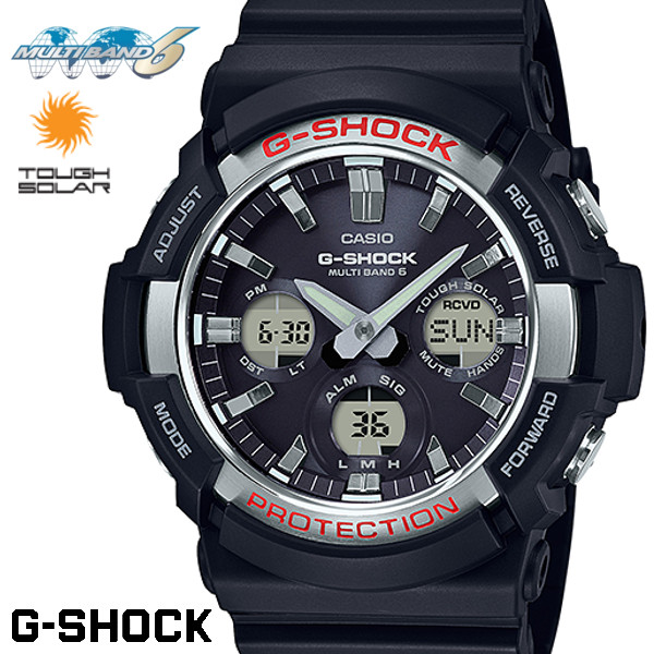 電波ソーラー CASIO G-SHOCK GAW-100-1A Gショック 日時指定 腕時計 メンズ 保障 デジタル アナログ