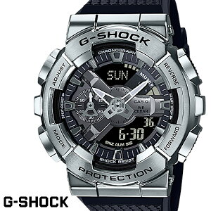 G-SHOCK ジーショック 腕時計 うでどけい メンズ men's GM-110-1A アナログ デジタル アナデジ メタル ブラック シルバー