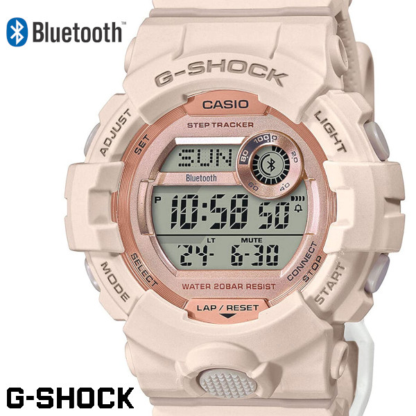 CASIO G-SHOCK ジーショック メンズ レディース 腕時計 GMD-B800-4 Bluetooth ピンク ミッドサイズ コンパクト ユニセックス g-shock casio