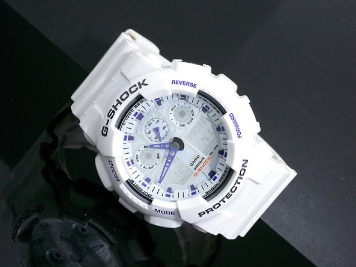 楽天市場】G-SHOCK 白 腕時計 メンズ レディース GA-100A-7A ジー  