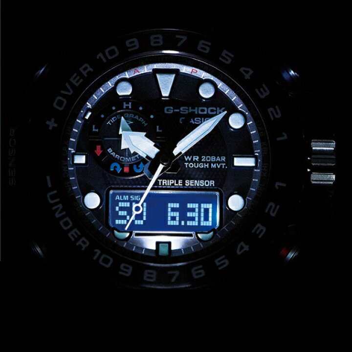 楽天市場】G-SHOCK ジーショック CASIO GWN-1000E-8 ガルフマスター 