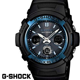 G-SHOCK ジーショック gーshock 腕時計アナデジ ソーラー 電波 ブラック ブルー AWG-M100A-1A G−SHOCK gshock g−shock CASIO カシオ うでどけい ソーラー電波