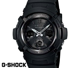 G-SHOCK ジーショック 電波ソーラー 黒 ブラック デジタル アナログ ブランド メンズ 腕時計 AWG-M100B-1A G－SHOCK Gショック CASIO カシオ