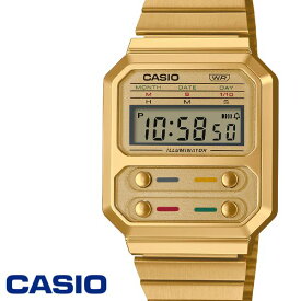 【送料無料】カシオ スタンダード STANDARD DIGITAL 腕時計 CASIO A100WEG-9A ゴールド 並行輸入品 【追跡可能メール便】