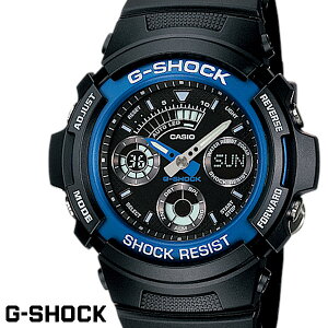 CASIO �J�V�I G-SHOCK G�V���b�N AW-591-2A �����Y �r���v �A�i���O �f�W�^�� �u���b�N �u���[