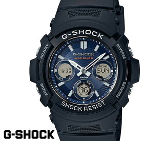 CASIO G-SHOCK ジーショック 電波ソーラー 黒 ブラック デジタル アナログ ブランド メンズ 腕時計 AWG-M100SB-2A G－SHOCK