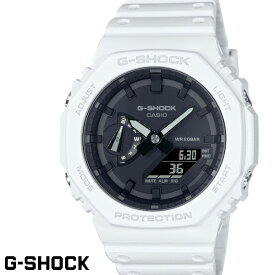 CASIO G-SHOCK ジーショック メンズ 腕時計 GA-2100-7A ホワイト カーボンコアガード構造