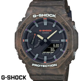 CASIO カシオ G-SHOCK ジーショック メンズ 腕時計 GA-2100FR-5A MYSTIC FOREST ブラウン 茶 カーボンコアガード構造 casio g-shock