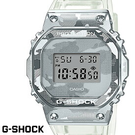 G-SHOCK ジーショック 腕時計 うでどけい メンズ men's GM-5600SCM-1 デジタル ホワイト メタル カモフラ スケルトン
