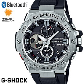 G-SHOCK ジーショック メンズ 腕時計 GST-B100-1A Gスチール タフソーラー クロノグラフ Bluetooth うでどけい G-STEEL