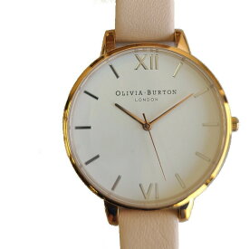 Olivia Burton オリビアバートン 腕時計 うでどけい レディース 本革 レザー ローズゴールド クオーツ ピンク OB16BDW21 White Dial