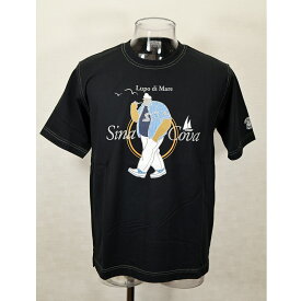 ★シナコバ【*001*】【店舗移転SALE】SINA COVA & Guest-One コラボTシャツ　限定品＞春夏半袖Tシャツ＜Mサイズ・Lサイズ＞ブラック-kg337・kg339