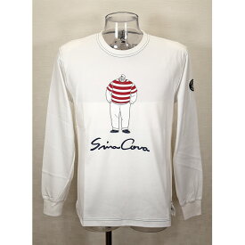 ★シナコバ【店舗移転SALE】SINA COVA & Guest-One コラボTシャツ　限定品 秋冬長袖Tシャツ＜M・LLサイズ＞白-kt228・kt230