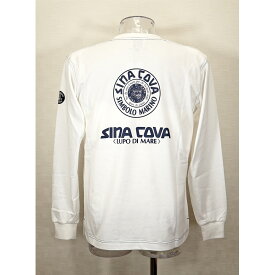 ★シナコバ＜30％OFF・SINA COVA & Guest-One コラボTシャツ　限定品＞秋冬長袖Tシャツ＜M・L・LLサイズ＞白-kt200・kt202・kt204