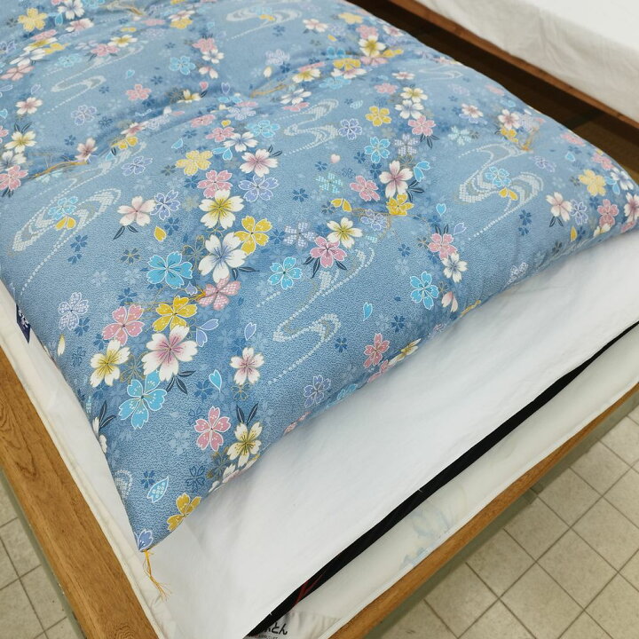 楽天市場】2枚組 仕立て品 手作り 綿敷布団 敷ふとん 敷きふとん 