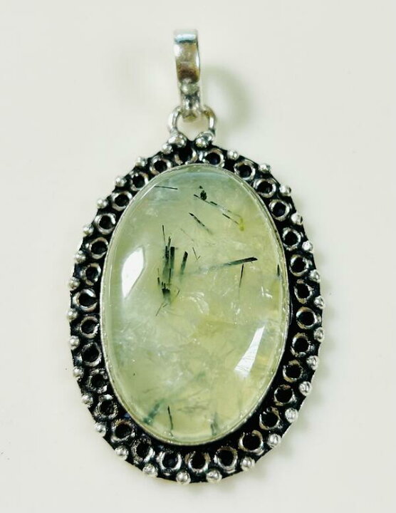 楽天市場】プレナイト 葡萄石 prehnite オーバルシルバー925プレート 