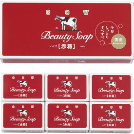 牛乳石鹸 赤箱6コ入[tr]