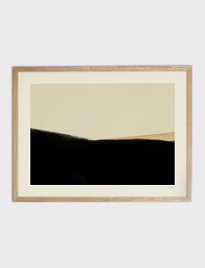 CARO CARO PRINTS | Minimalist Landscape Art Print (MNLT-08) | A[gvg/A[g|X^[ (30x40cm) k AuXgNg