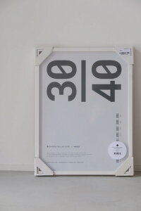PAPER COLLECTIVE / MADO | �|�X�^�[�t���[�� (timber white) | 30x40cm �������� �z�� �z���C�g �� �ؐ� �M�t�g �a�����v���[���g ���� �z ���r���O ������ �V���v�� �t���[�� �C���e���A ���a���� �V�� �|