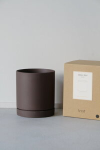 ferm LIVING (ファームリビング) | SEKKI POT (charcoal) | 送料無料 北欧 インテリア 植木鉢 フラワーポット