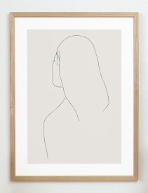 CARO CARO PRINTS | Woman Portrait Art Print (MODM-4301) | アートプリント/アートポスター (30x40cm) 北欧 アブストラクト